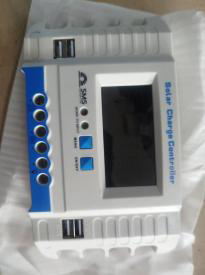 Solar charge controller (12 V/24 V SMS PWM).