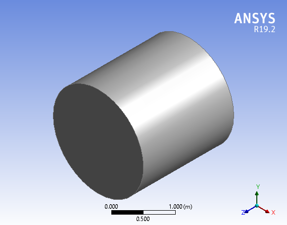 Cylindrical rockbed geometry.