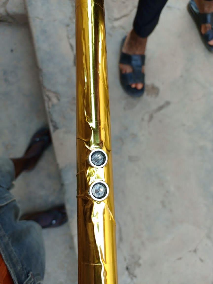 Placement of the ultrasonic sensor.