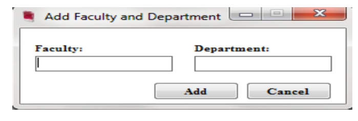 Add department form.